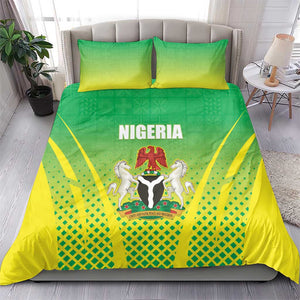 Nigeria Cricket Bedding Set Go Yellow Greens - African Pride