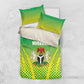 Nigeria Cricket Bedding Set Go Yellow Greens - African Pride