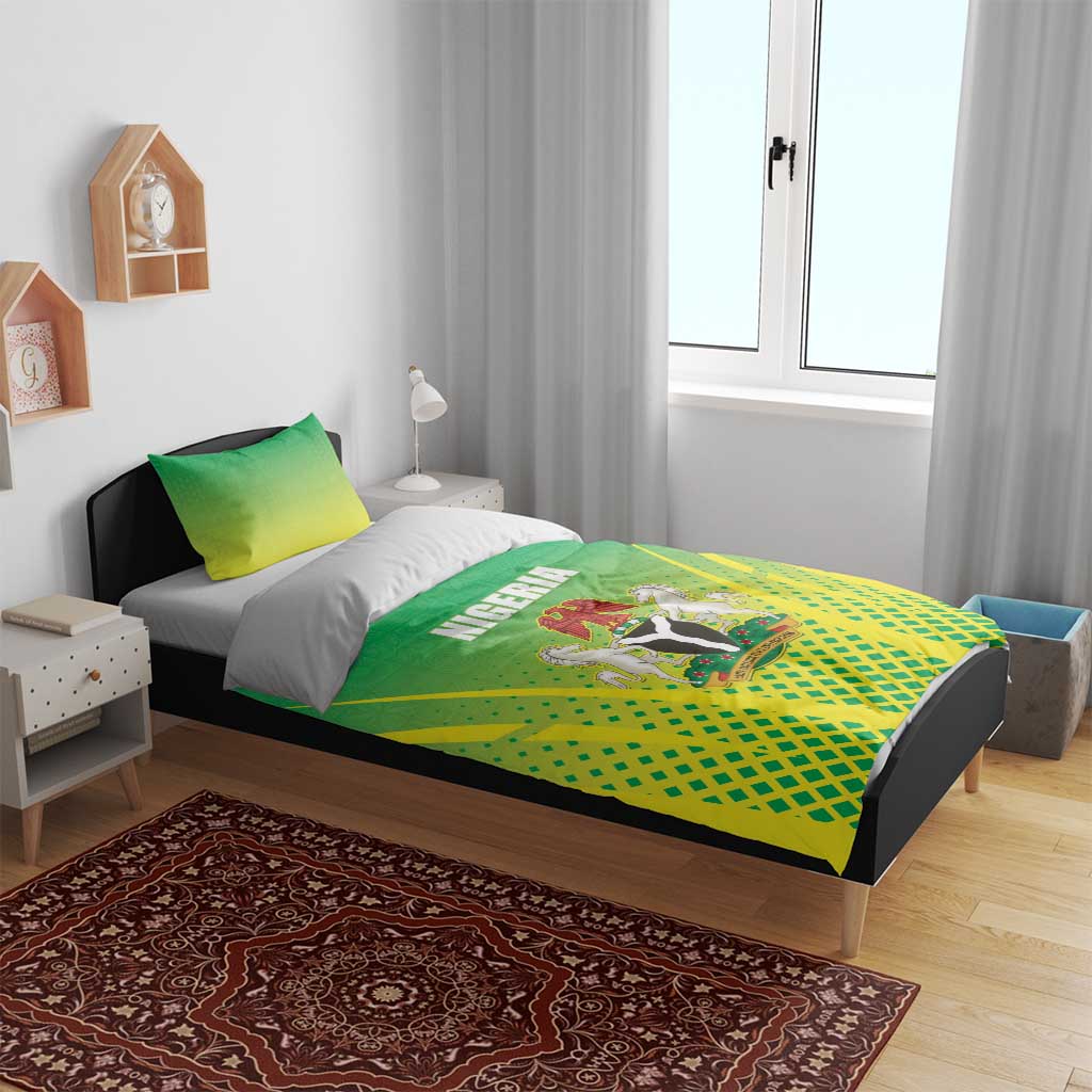 Nigeria Cricket Bedding Set Go Yellow Greens - African Pride