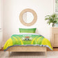 Nigeria Cricket Bedding Set Go Yellow Greens - African Pride