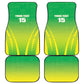 Nigeria Cricket Car Mats Go Yellow Greens - African Pride