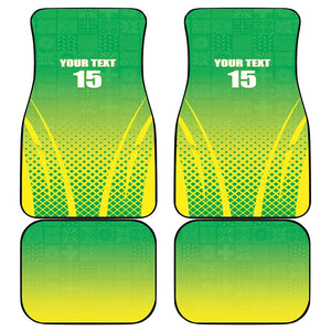 Nigeria Cricket Car Mats Go Yellow Greens - African Pride