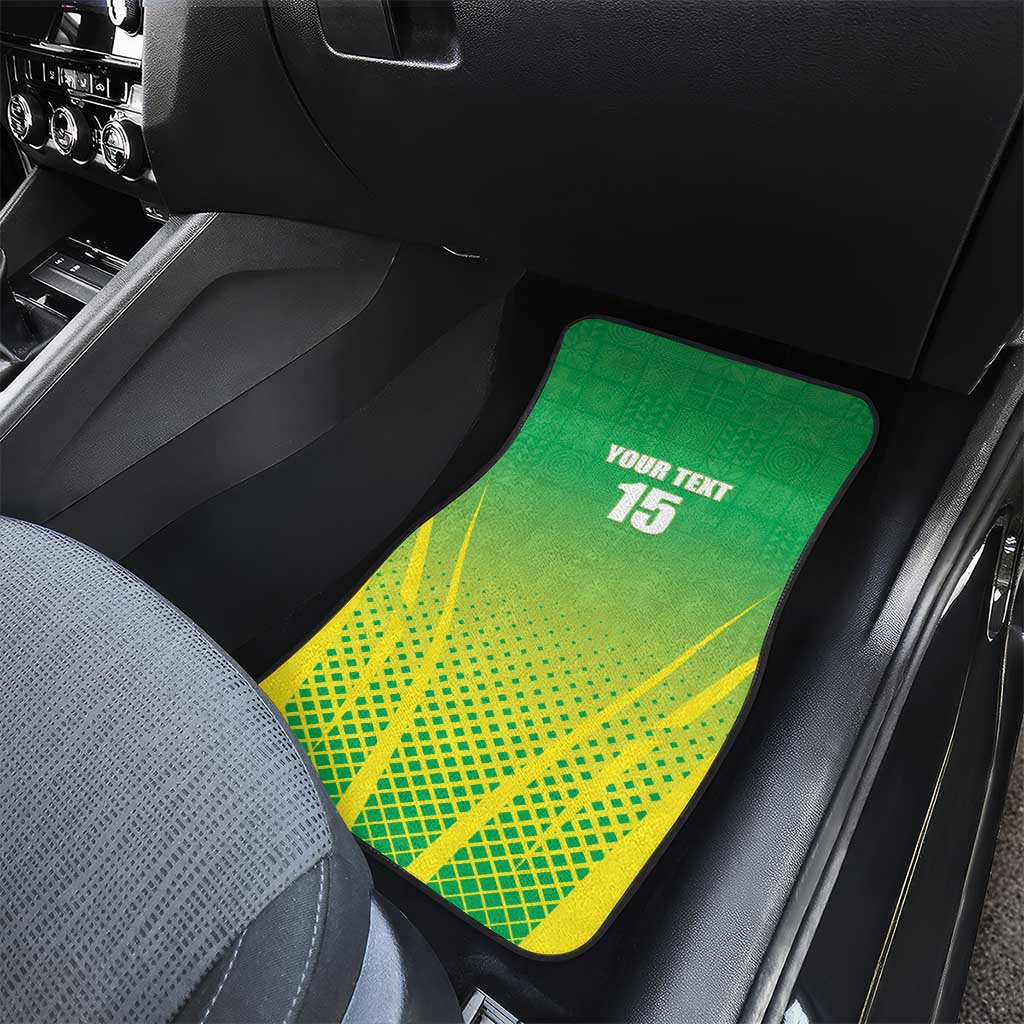 Nigeria Cricket Car Mats Go Yellow Greens - African Pride