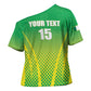 Custom Nigeria Cricket Cross Shoulder Shirt Come On Yellow Greens