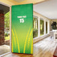 Custom Nigeria Cricket Door Cover Come On Yellow Greens