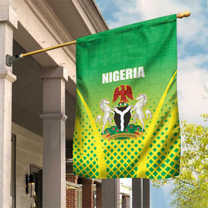 Nigeria Cricket Garden Flag Go Yellow Greens - African Pride