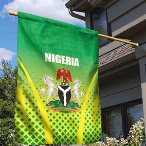 Nigeria Cricket Garden Flag Go Yellow Greens - African Pride