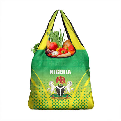 Nigeria Cricket Grocery Bag Go Yellow Greens - African Pride