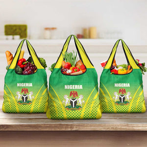 Nigeria Cricket Grocery Bag Go Yellow Greens - African Pride