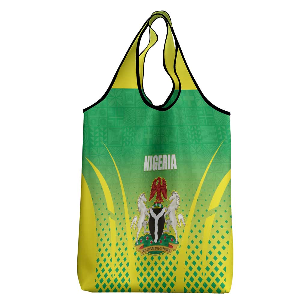 Nigeria Cricket Grocery Bag Go Yellow Greens - African Pride