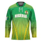 Custom Nigeria Cricket Hockey Jersey Come On Yellow Greens