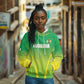 Custom Nigeria Cricket Hoodie Go Yellow Greens - African Pride