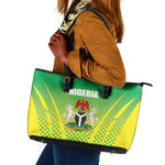 Nigeria Cricket Leather Tote Bag Go Yellow Greens - African Pride