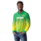 Custom Nigeria Cricket Long Sleeve Polo Shirt Go Yellow Greens - African Pride