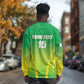 Custom Nigeria Cricket Long Sleeve Shirt Go Yellow Greens - African Pride