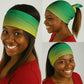 Nigeria Cricket Neck Gaiter Go Yellow Greens - African Pride