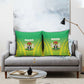 Nigeria Cricket Pillow Cover Come On Yellow Greens