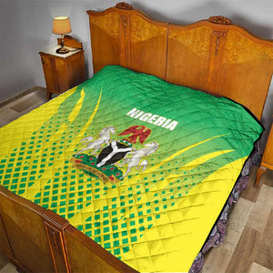 Nigeria Cricket Quilt Go Yellow Greens - African Pride