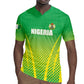 Custom Nigeria Cricket Rugby Jersey Go Yellow Greens - African Pride