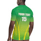 Custom Nigeria Cricket Rugby Jersey Go Yellow Greens - African Pride