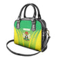 Nigeria Cricket Shoulder Handbag Go Yellow Greens - African Pride