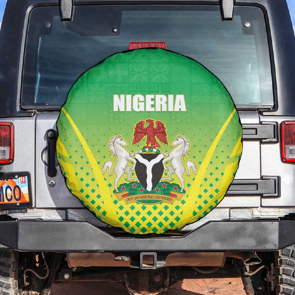 Nigeria Cricket Spare Tire Cover Go Yellow Greens - African Pride
