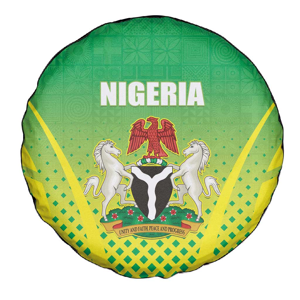 Nigeria Cricket Spare Tire Cover Go Yellow Greens - African Pride