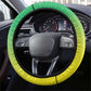 Nigeria Cricket Steering Wheel Cover Go Yellow Greens - African Pride