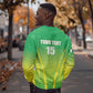 Custom Nigeria Cricket Sweatshirt Go Yellow Greens - African Pride