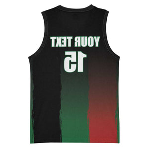 Custom Kenya Cricket Basketball Jersey Come On Simbas - African Pride