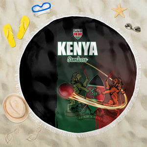 Kenya Cricket Beach Blanket Come On Simbas - African Pride