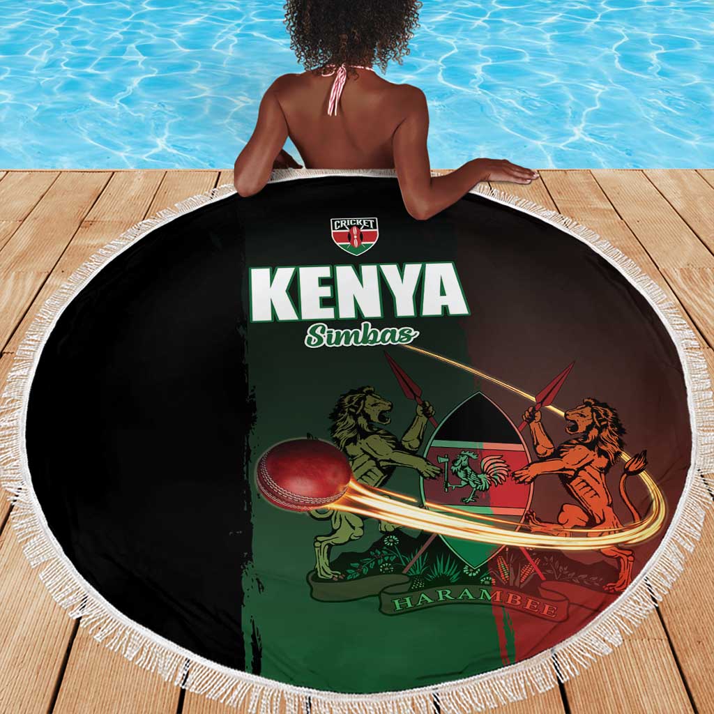Kenya Cricket Beach Blanket Come On Simbas - African Pride