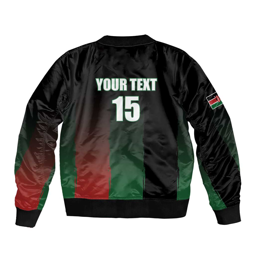Custom Kenya Cricket Bomber Jacket Come On Simbas - African Pride