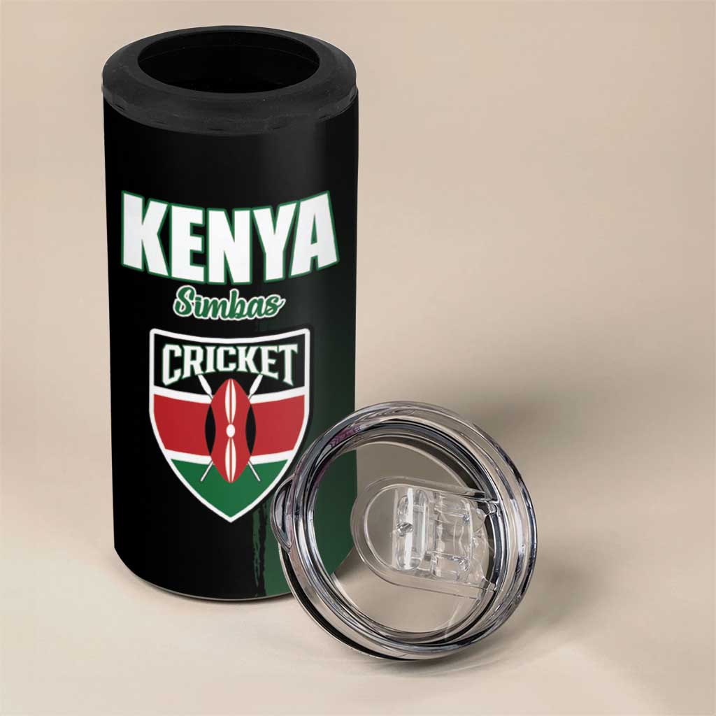 Custom Kenya Cricket 4 in 1 Can Cooler Tumbler Come On Simbas - African Pride