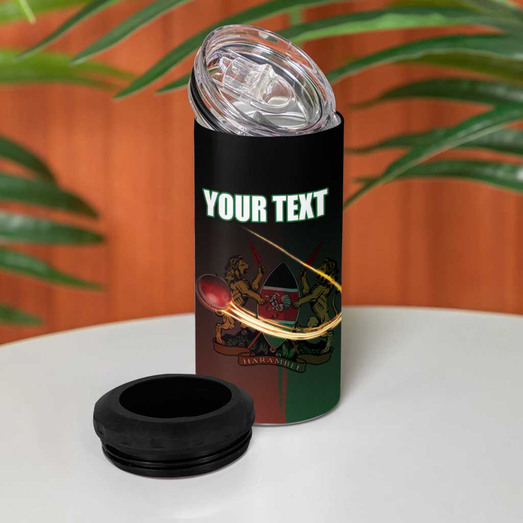 Custom Kenya Cricket 4 in 1 Can Cooler Tumbler Come On Simbas - African Pride