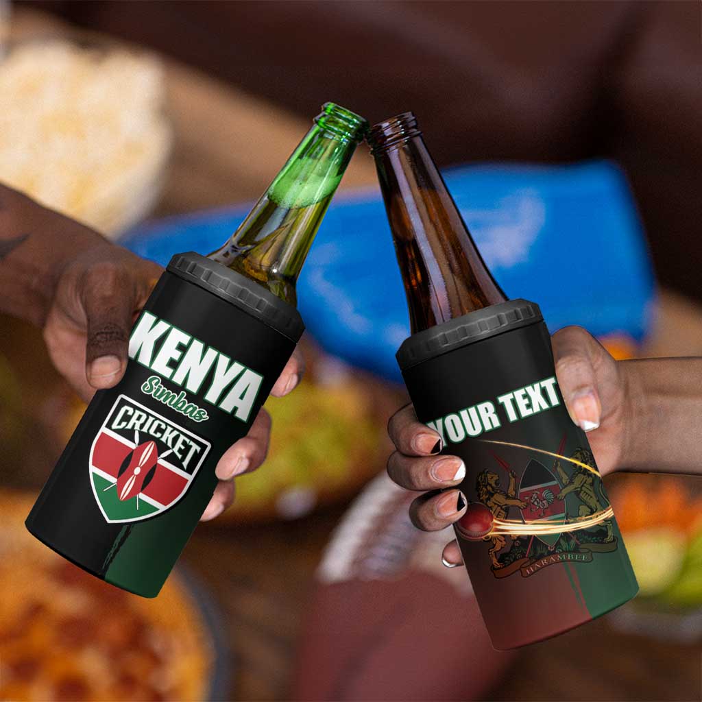 Custom Kenya Cricket 4 in 1 Can Cooler Tumbler Come On Simbas - African Pride