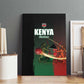 Kenya Cricket Canvas Wall Art Come On Simbas - African Pride