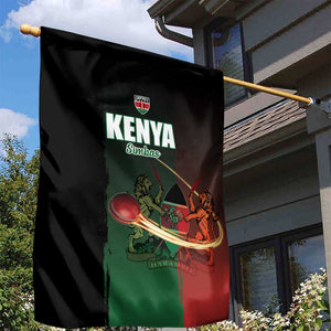 Kenya Cricket Garden Flag Come On Simbas - African Pride
