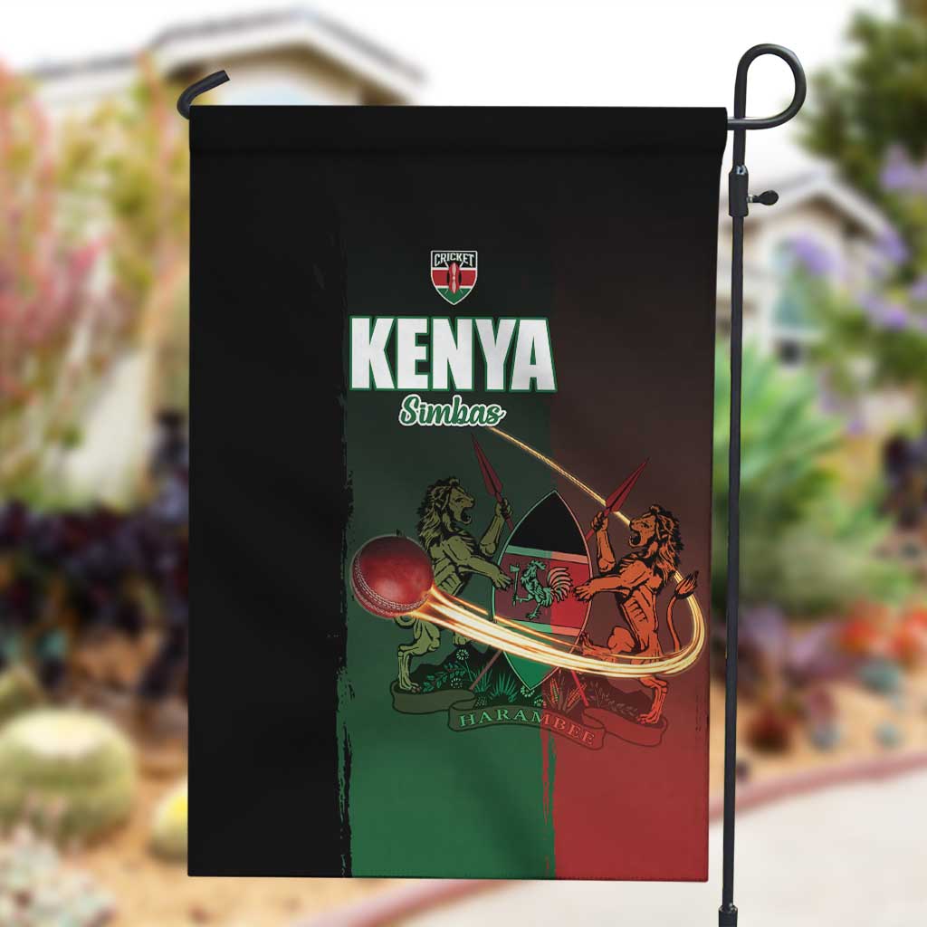 Kenya Cricket Garden Flag Come On Simbas - African Pride