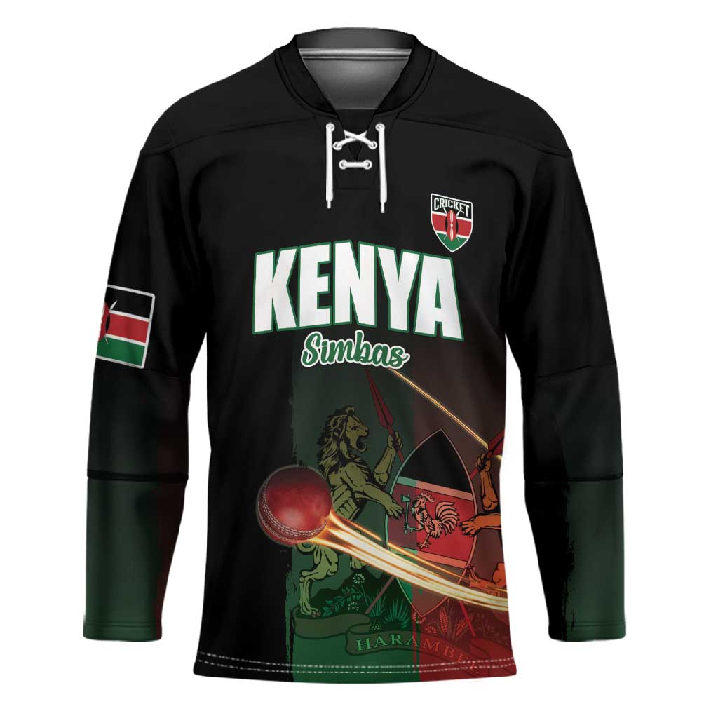 Custom Kenya Cricket Hockey Jersey Go Simbas Go