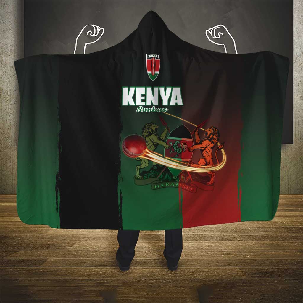 Kenya Cricket Hooded Blanket Come On Simbas - African Pride
