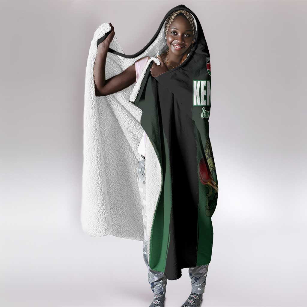 Kenya Cricket Hooded Blanket Come On Simbas - African Pride