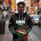 Custom Kenya Cricket Hoodie Come On Simbas - African Pride