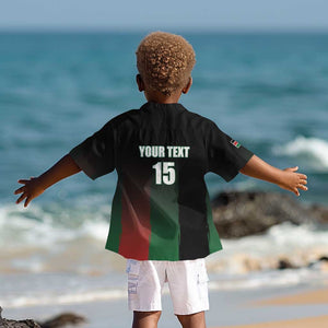 Custom Kenya Cricket Kid Hawaiian Shirt Come On Simbas - African Pride