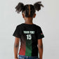 Custom Kenya Cricket Kid T shirt Come On Simbas - African Pride
