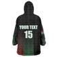 Custom Kenya Cricket Kid Wearable Blanket Hoodie Come On Simbas - African Pride