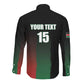 Custom Kenya Cricket Long Sleeve Button Shirt Come On Simbas - African Pride