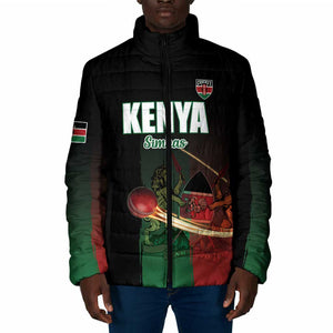 Custom Kenya Cricket Padded Jacket Go Simbas Go