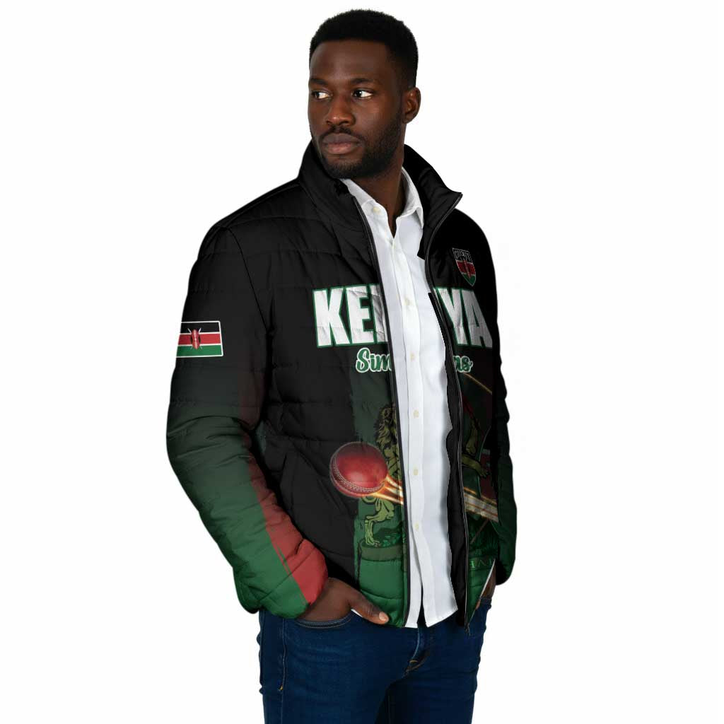 Custom Kenya Cricket Padded Jacket Go Simbas Go