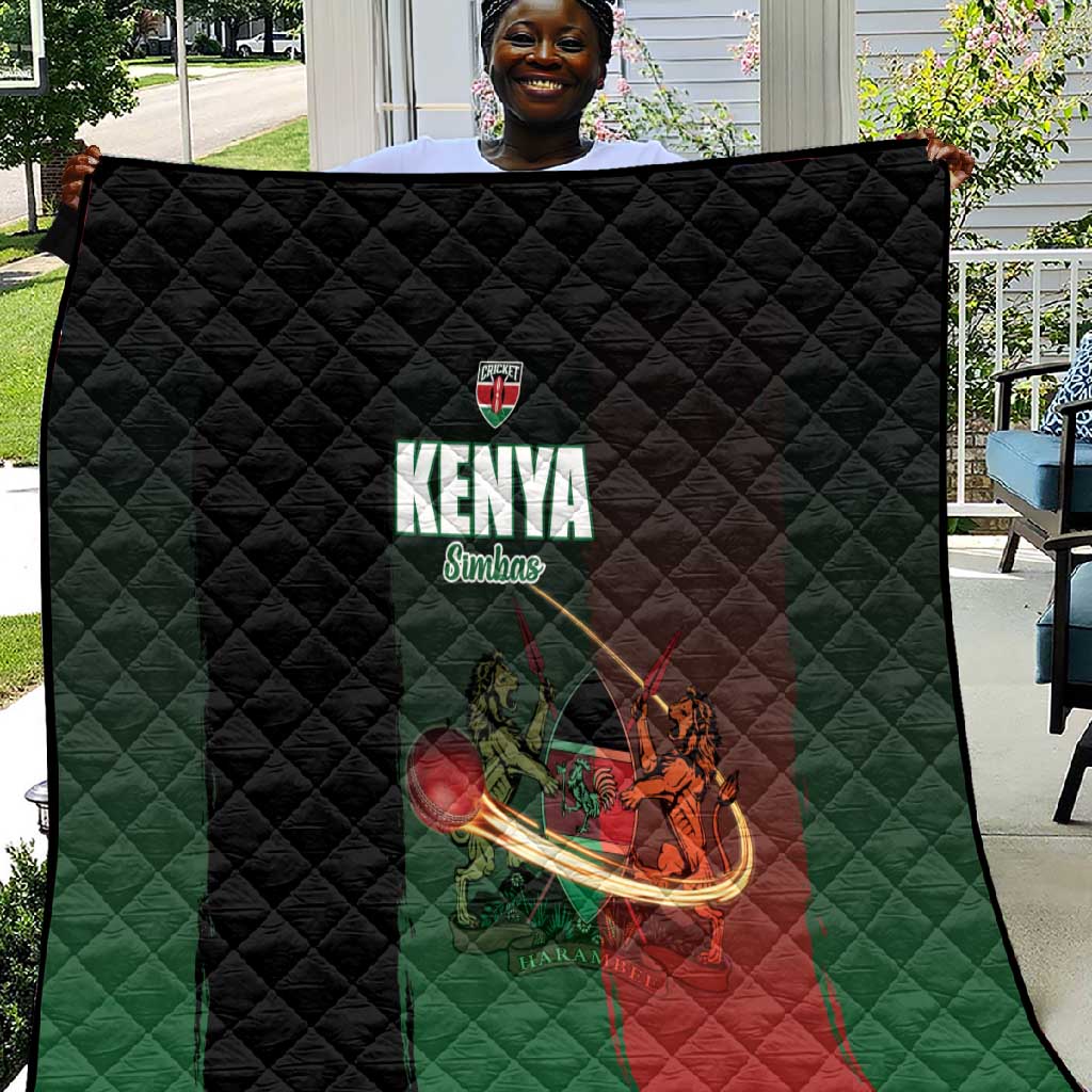 Kenya Cricket Quilt Come On Simbas - African Pride